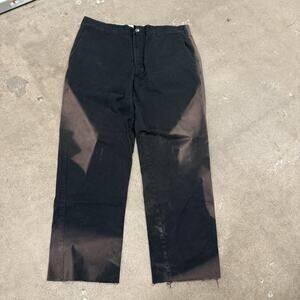 VINTAGE FB COUNTY TWILL WORK SUNFADED PANTS BLACK 40x32